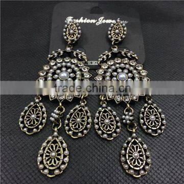 Vintage Pearl Stud Earrings 2015 New Fashion Women Jewelry