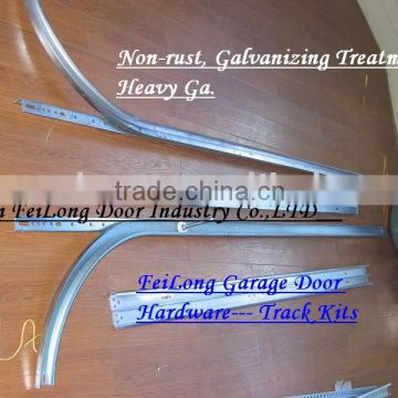 Garage Door Track Kits --- Non Rust, Galvanizing Treatment