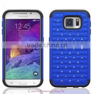Full Star Bling Diamond Hybrid Defender Case for Samsung s6 photo-2