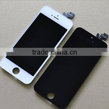 Quality A+ Lcd Black White LCD Display Touch Screen Digitizer Full Assembly For IPhone 5 5S 5C Replacement Repair Parts