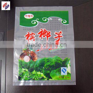 Printed plastic PE food bag for frozen food packaging