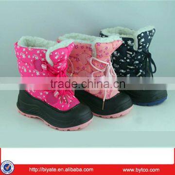 New design Kids warm TPR snow boots