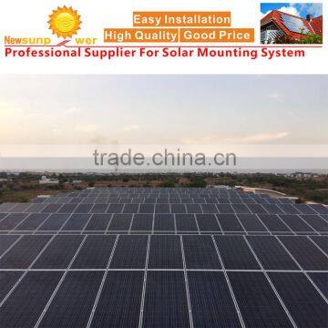 Newsunpower Solar Panel Aluminum Ground Mounting System Support/Aluminum Solar PV Mounting System