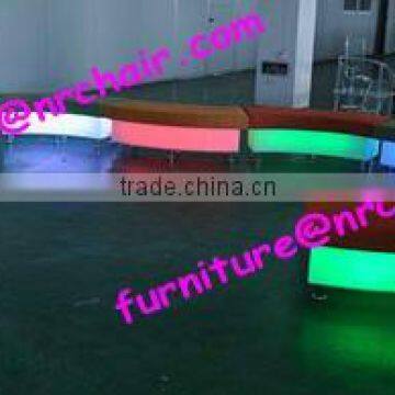 shanghai commercial furniture wholesale event rental acrylic led lighted snake furniture sofa