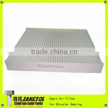 5058381AA 5058693AA Cabin Air Filter for Chrysler Sebring Dodge Avenger Dodge Caliber Dodge Journey Jeep Compass Jeep Patriot