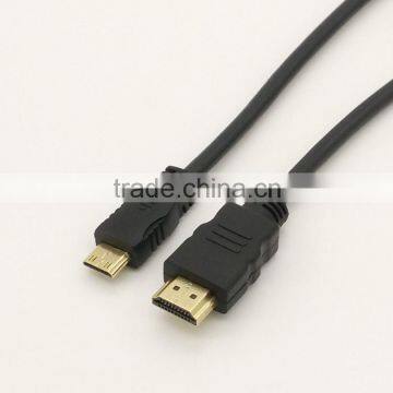 HL1006 1.5m HDMI to MINIHDMI audio video cable 1080P PC line HDMI to MINI HDMI cables line version 1.4