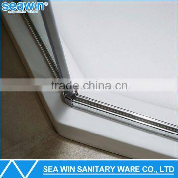 Top Grade French Style Custom Frameless Hinge Glass Shower Door