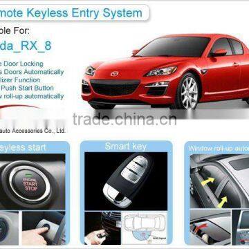 Auto Alarm Shock Sensor Car Start and Stop Button for Mazda_RX_8