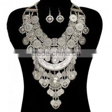 DISC CHARM FASHION BOHEMIAN NECKLACE SET