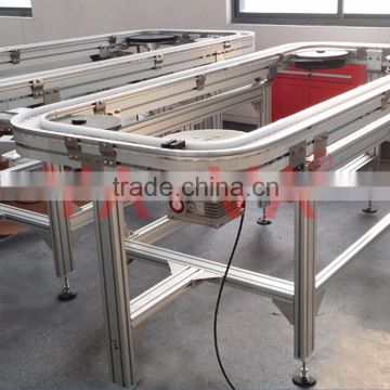 plastic flexible chain conveyor belt / top chain conveyor for Beverage Manufacture