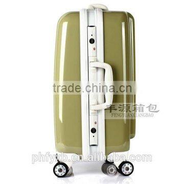 2015 China New Product ABS Luggage With Aluminum Frame PC Trolley Luggage TSA Lock Hot Sell Bag ITO Travel Set OEM Accept photo-3