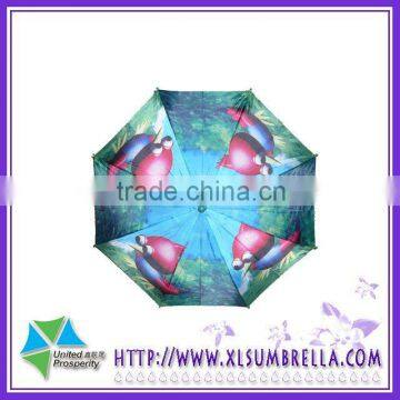 18''Plastic Handle Promotion Rain Auto kid umbrella