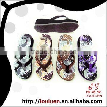 663 LOULUEN Wholesale Ladies Wedge Heel Plastic Slippers photo-3