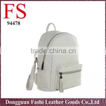 Hiking New Genuine Leather Backpack for School Girls photo-2