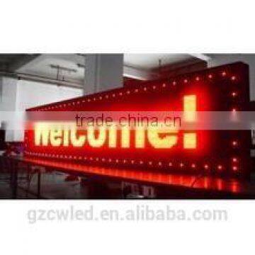 outdoor single red p10 led display screen