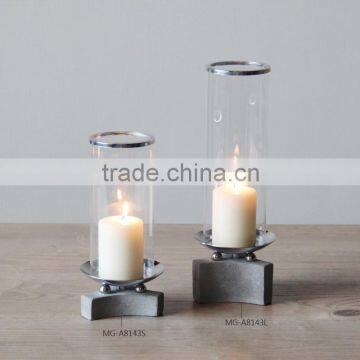 Decorative Elegant Round Clear Glass Candle holders                        
                                                Quality Choice