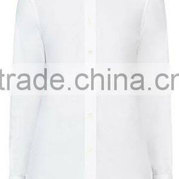 2014 Top Quality 100% cotton white shirt woman wear