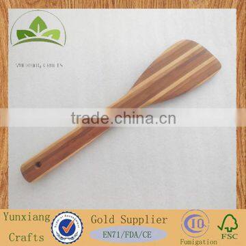 Bamboo spatula with food-grade clear varnish