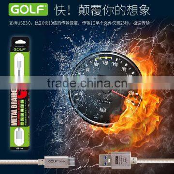 Original GOLF Fast Charger USB 3.0 Type-C Data Sync Charging Cable For Macbook / Nokia N1 / LeTV / Pro Type-C photo-2