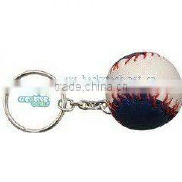 Mini baseball key chain