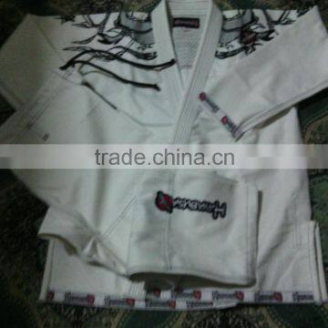 high quality embroidery bjj gi per weave 100% cotton gi