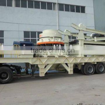 Popular High Productivity Mobile Rock Crusher With ISO Certificate