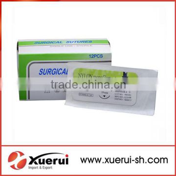 Disposable absorbable surgical suture needle