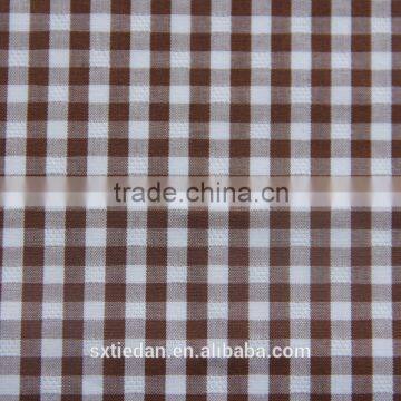 Yarn Dyed 100 Cotton Poplin Plaid Shirt Fabric photo-4