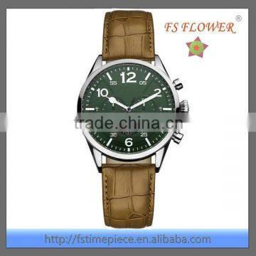 FS FLOWER - Young Men Models Senior Men's Fashion Leather Watch