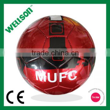 Adult training quality metallic shine PVC soccer ball