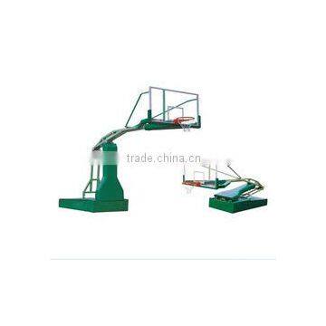 Electric hydraulic basketball stand