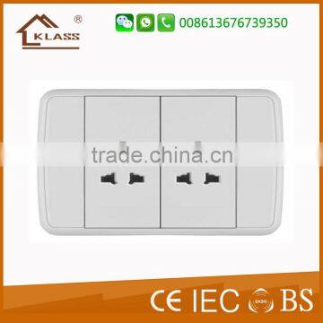 PC Material White Color 3 Gang 1 Way Electric Wall Power Switch photo-6