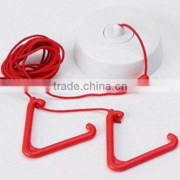 TC436 - C-TEC NC807C TOILET ALARM CEILING PULL UNIT 3M CORD, 2x PULL BANGLES