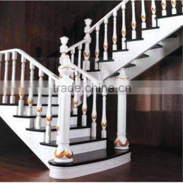 Wood Indoor Straight Stairs