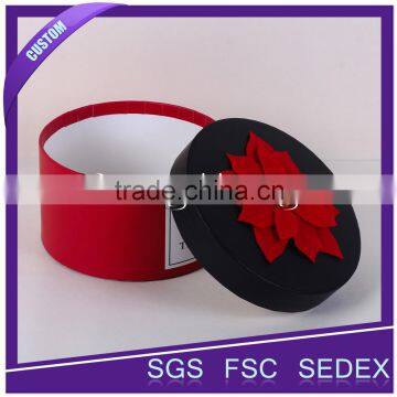 Sweet Round Design Rigid Paperboard Flower Walmart Gift Boxes