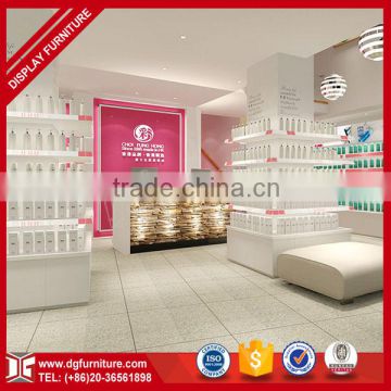 Fashion high end cosmetic showroom design shop decoration cosmatic