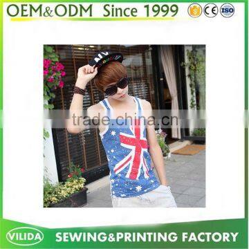 Mens Cheap Dry Fit Sublimation Bulk Loose Tank Tops OEM photo-5