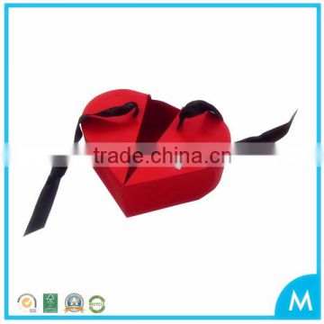 Plain paper/cardboard heart shaped box wholesaler