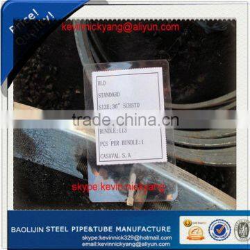 LSAW PIPE /API5L PSL2 A53 black paint