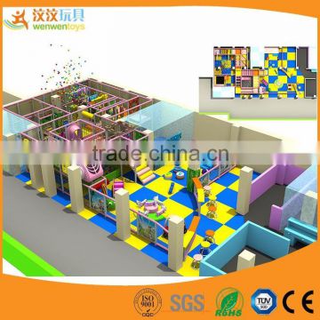 Commercial naughty castle soft kids playground indoor