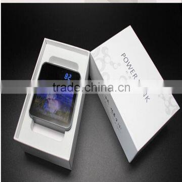 New Can be Customized Aluminum Illuminated LED Logo 6000 Mah Power Bank photo-3