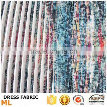 Women Clothing Printing Pleated Fabric for Garment Summer Dresses for Women Maxi Dress photo-2