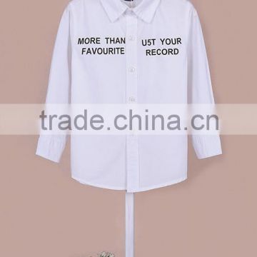 Fashion baby long sleeve collar shirt bulk