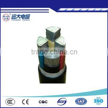 Aluminum conductor XLPE insulated steel tape armored and PVC sheathed power cable