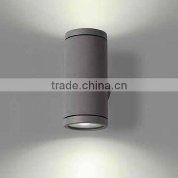 High quality up and down light source outdoor wall mounted dark grey led light