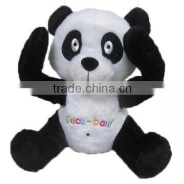 New style plush peek-a-boo panda toys