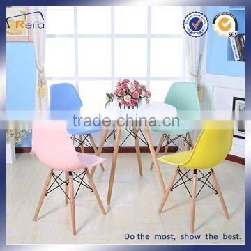 Hot Sale China No Folding Dining Table and Chair Set, MDF Dining Table
