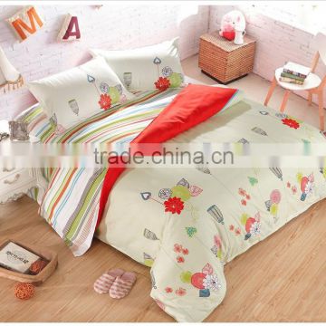 Elegant Thicken Sanded Cashmere Luxury embroidered bed sheet sets,Reactive Printed 4 pcs Bedclothes Duvet Cover