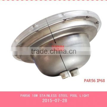 18W 32W RGB Stainless Pool Light, led RGB Swimming Pool Light with 2 reays warranty