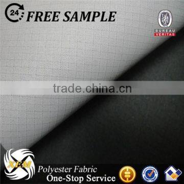 Moisture permeability and breathable milky tpu coated ripstop fabric